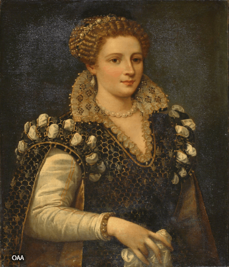 Bronzino Isabella Medici GIF with OAA